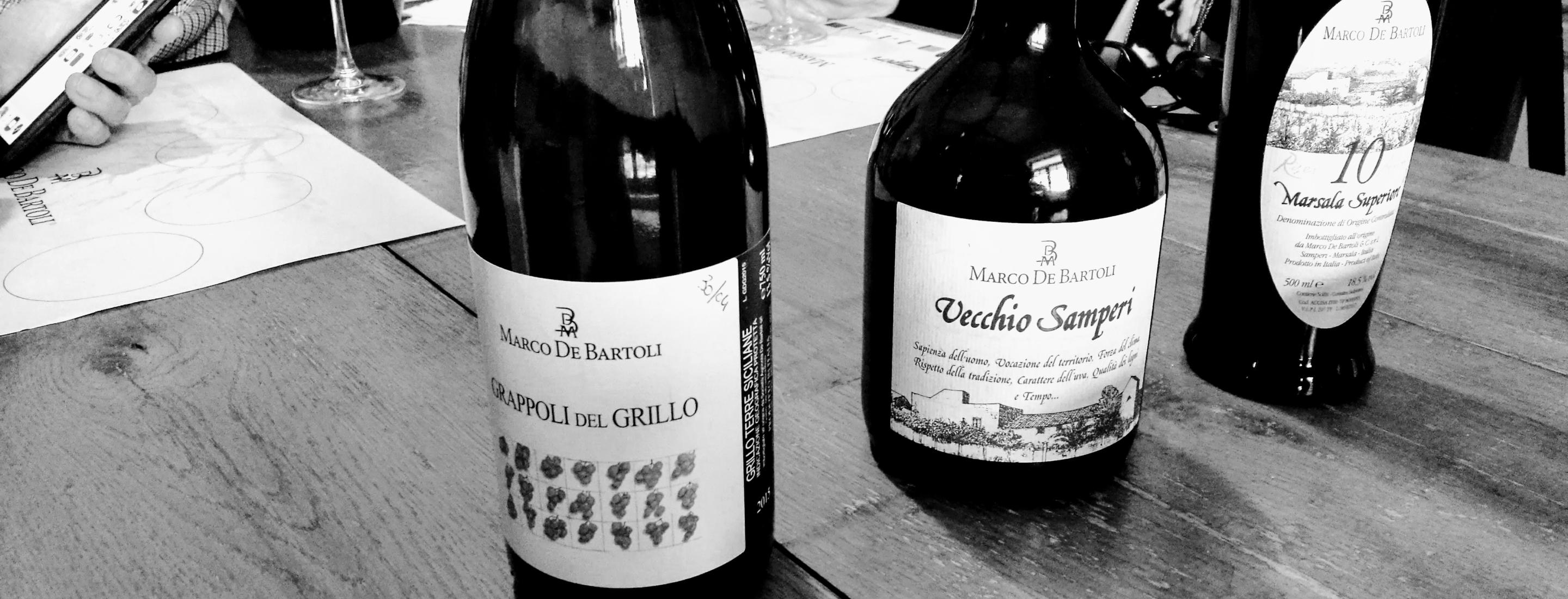 Marsala wine tasting